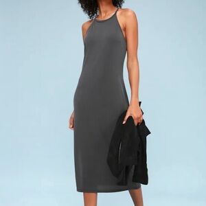 Olive + Oak Charcoal Dress NWT, Medium